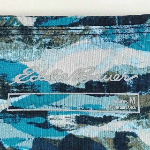 Eddie Bauer Mid Rise Crop Legging Women's Medium Pull-On Stretch Active Capri - Picture 9 of 11